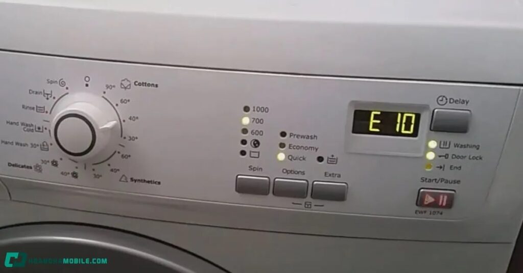 Hướng dẫn các bước tự kiểm tra và xử lý lỗi E10 máy giặt Electrolux tại nhà