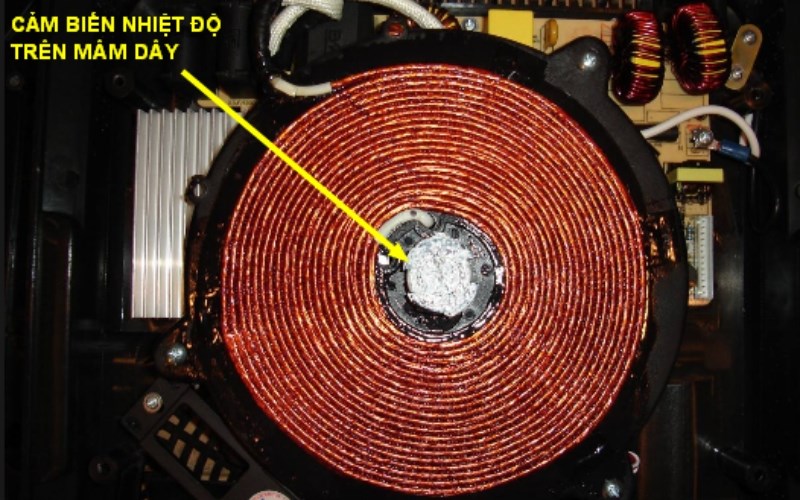Cảm biến nhiệt (hoặc mạch đo nhiệt) bị hỏng, đo sai hoặc tiếp xúc kém